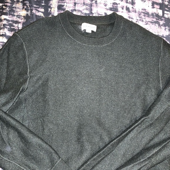 CLUB MONACO GREEN SWEATER sz Sm 100% Merino WOOL - Picture 4 of 5